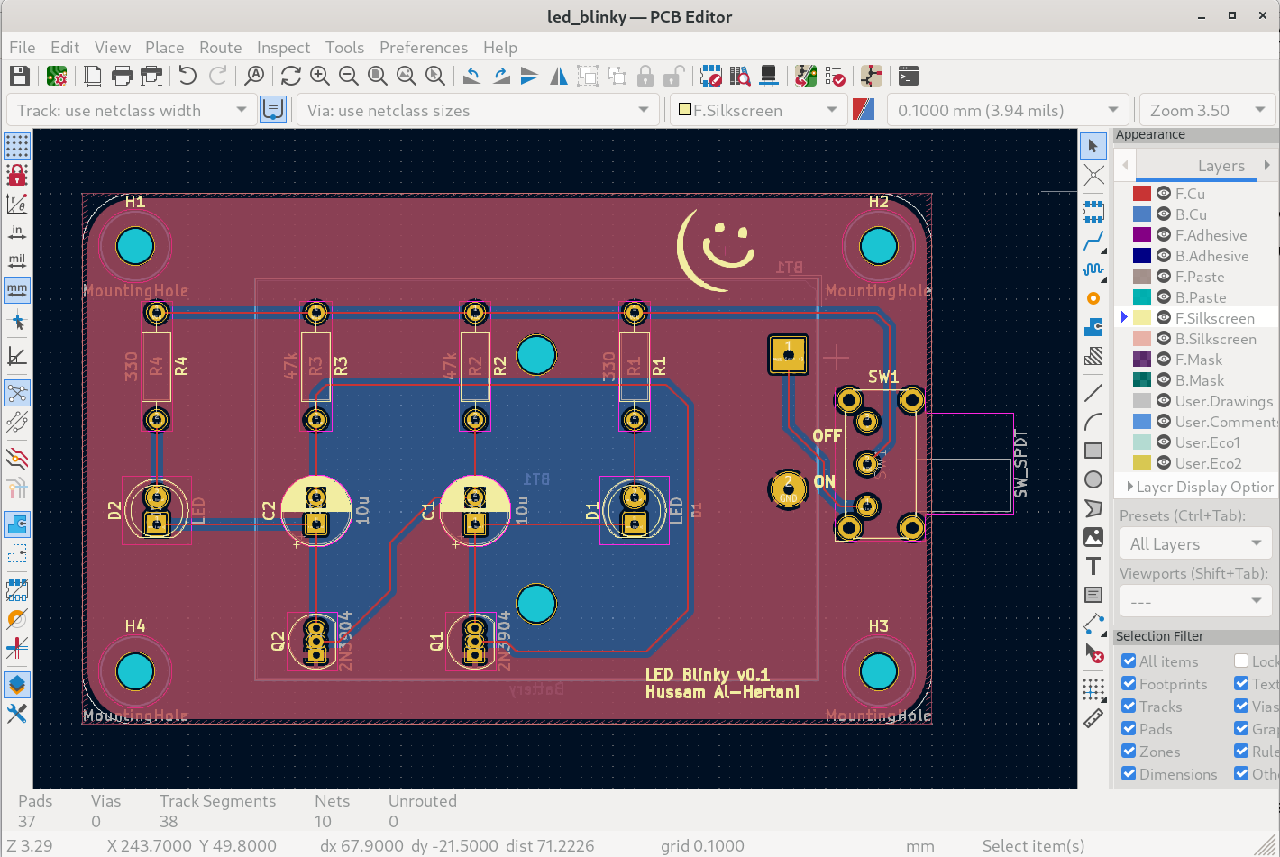 Figure 24: Final Layout