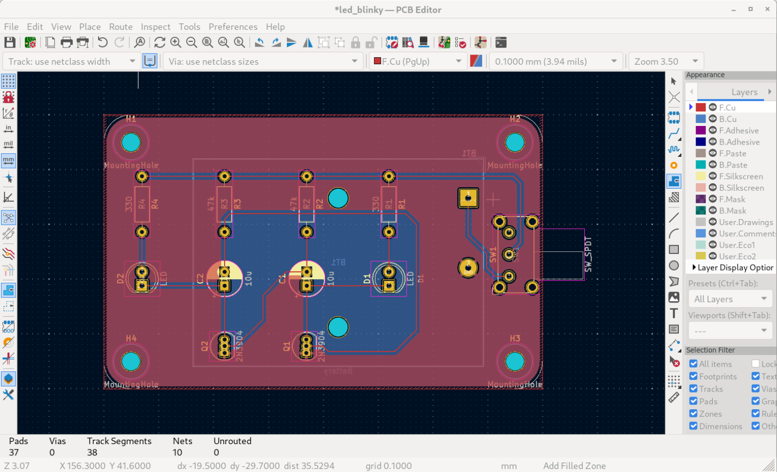 PCB Layout Design with KiCad Part II: Layout Creation – Hussam Talks Tech